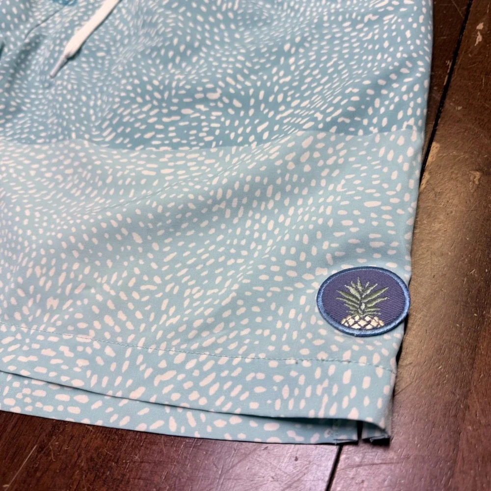 Chubbies Swim Trunks Mens 2XL Blue Ombre Speckled‎ 8